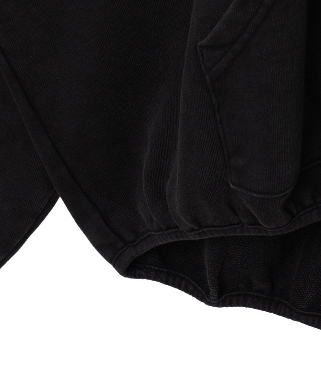 アシッドウォッシュバルーンパーカー