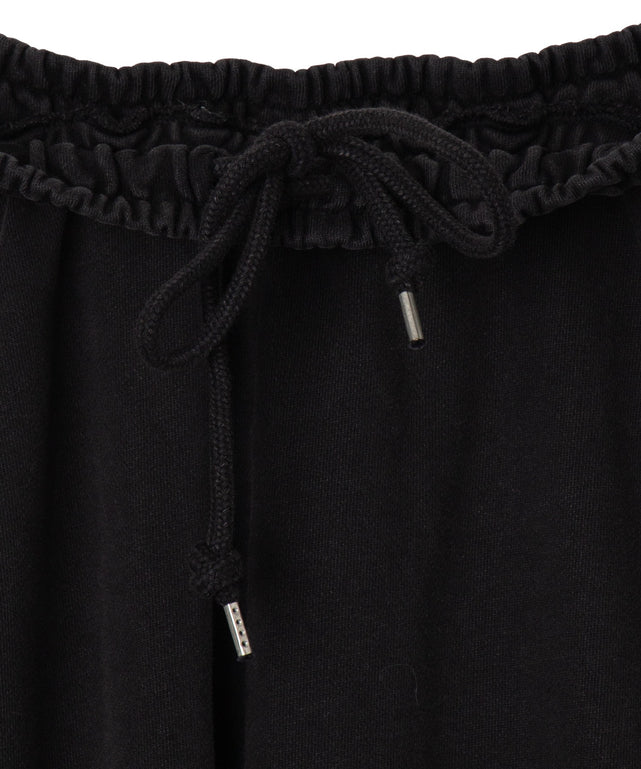 アシッドウォッシュワイドスウェットパンツ