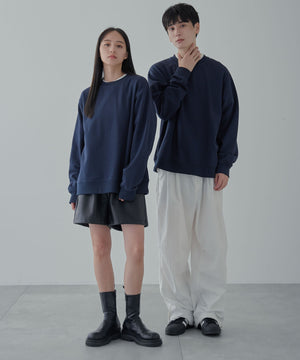 リラックスフィットスウェットプルオーバー