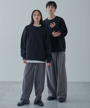 リラックスフィットスウェットプルオーバー