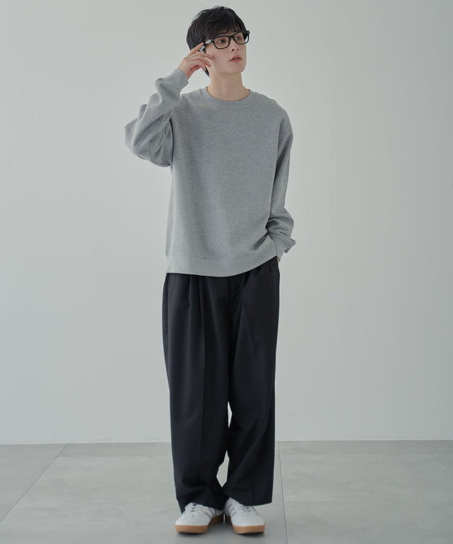 杢グレー　モデル:177cm L着用