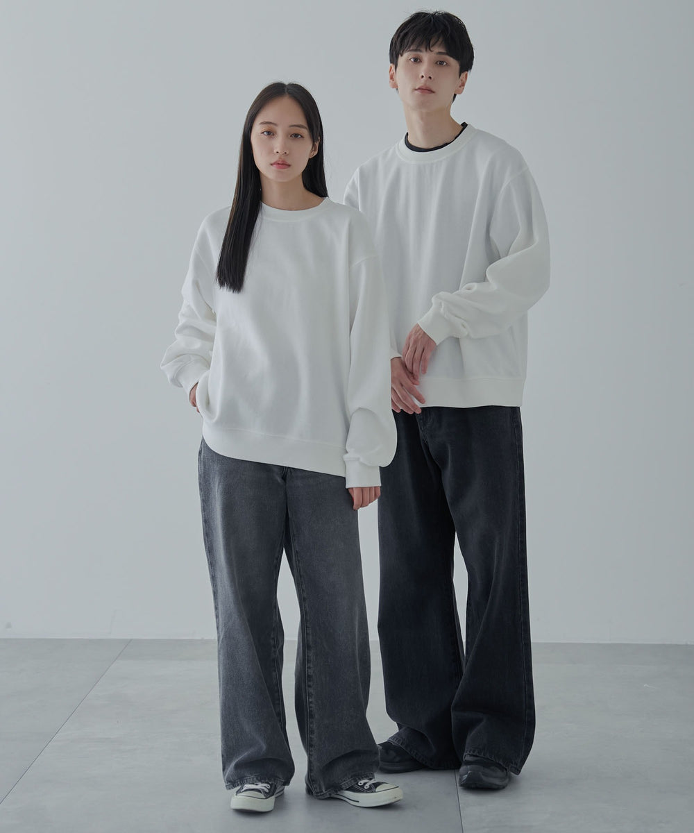 リラックスフィットスウェットプルオーバー