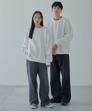 リラックスフィットスウェットプルオーバー