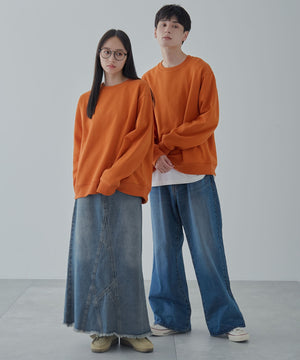 リラックスフィットスウェットプルオーバー