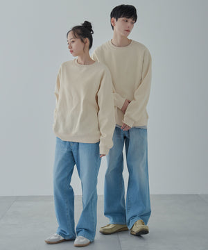 リラックスフィットスウェットプルオーバー