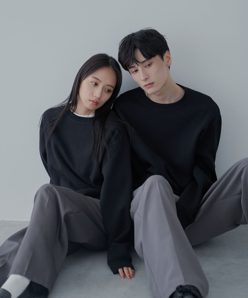 リラックスフィットスウェットプルオーバー