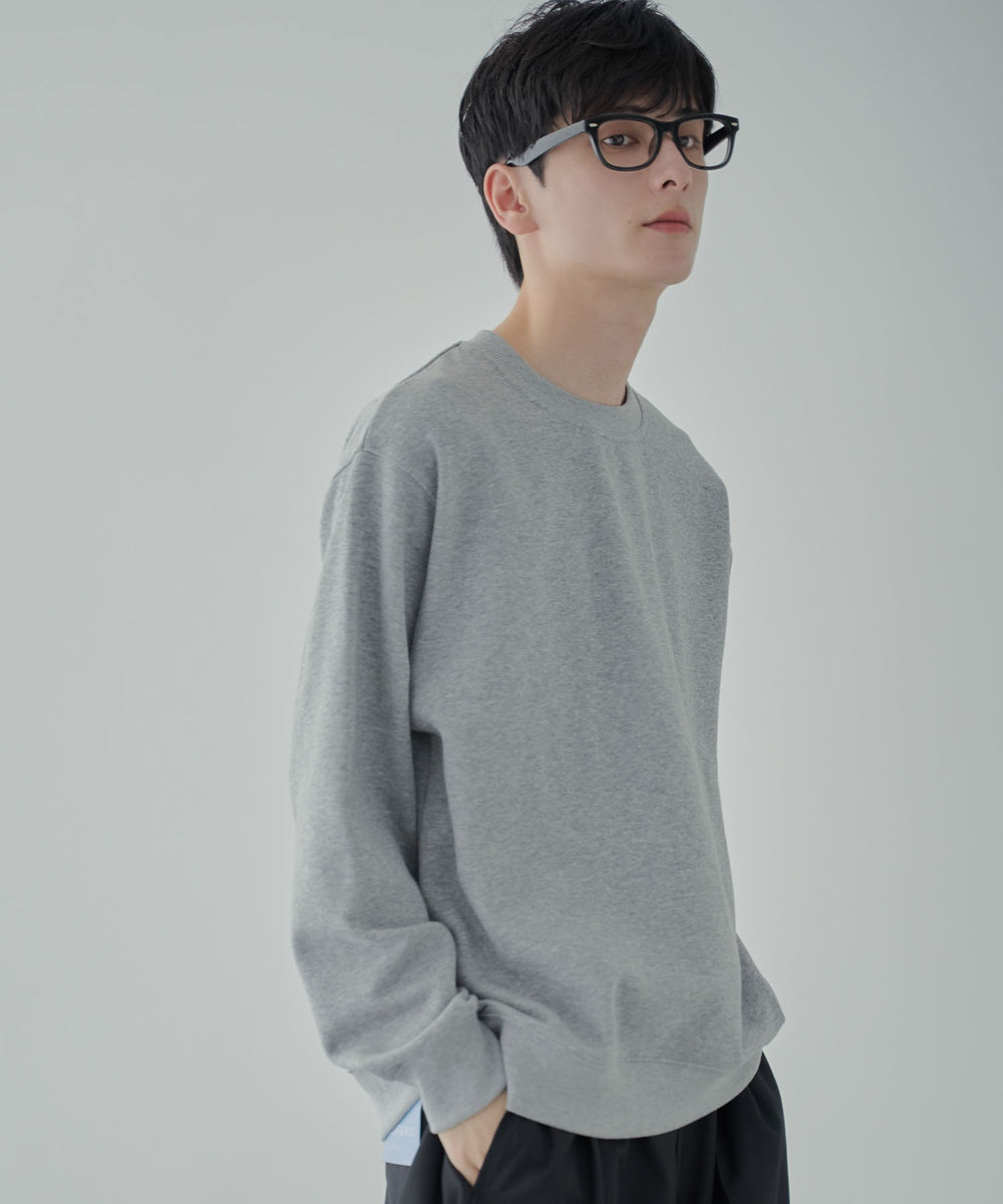 杢グレー　モデル:177cm L着用