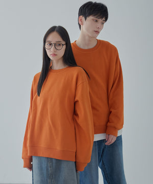 リラックスフィットスウェットプルオーバー