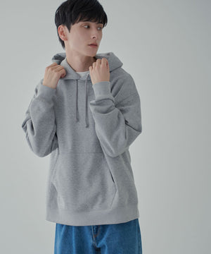 杢グレー 　モデル:177cm L着用