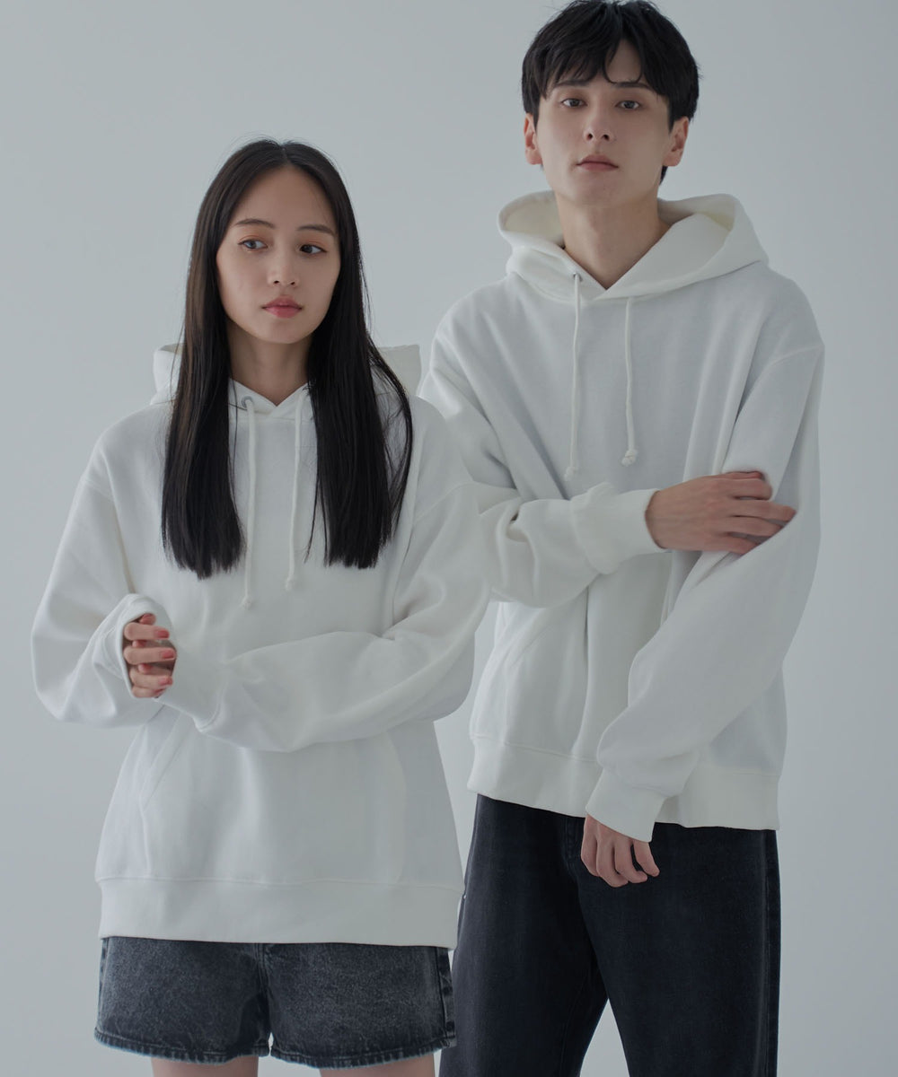 杢グレー 　モデル:177cm L着用