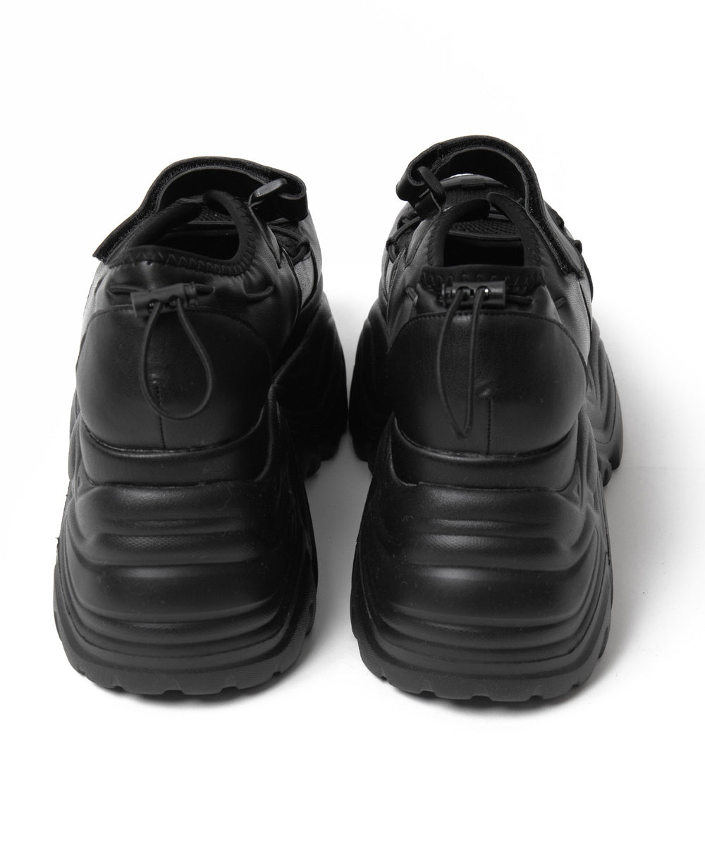 コードデザイン厚底ボリュームシューズ