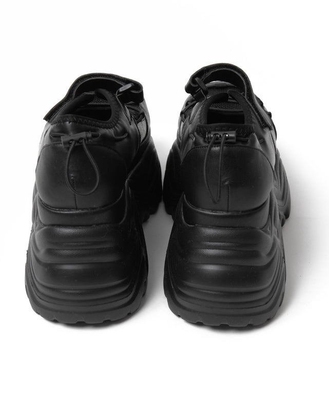 コードデザイン厚底ボリュームシューズ