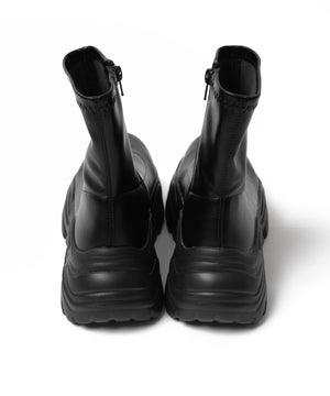 厚底スニーカーソールショートブーツ