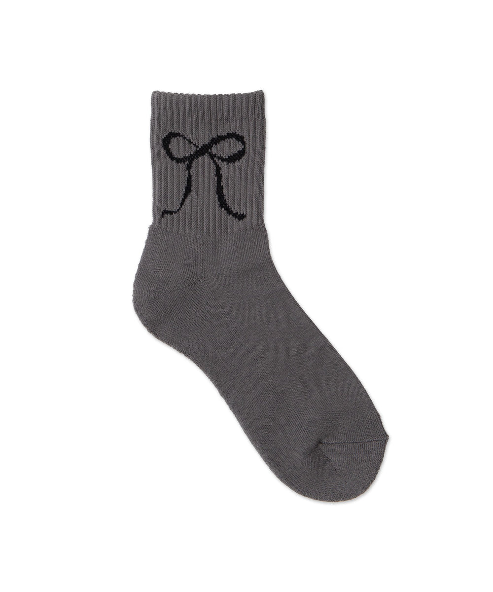 底パイルデザインソックス（丈14㎝）