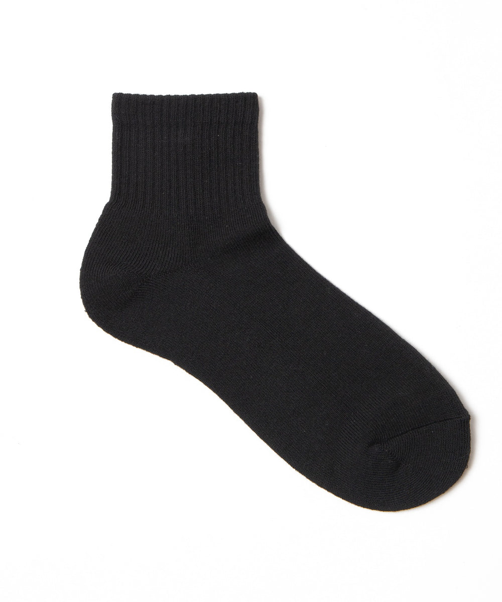 リボン刺繍アンクルパイルソックス(23-25cm)