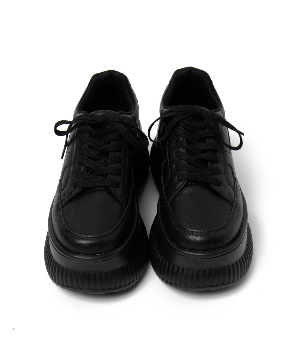 厚底プラットフォームスニーカー