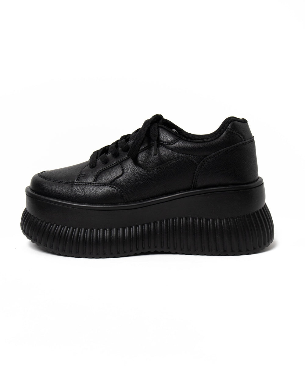 厚底プラットフォームスニーカー