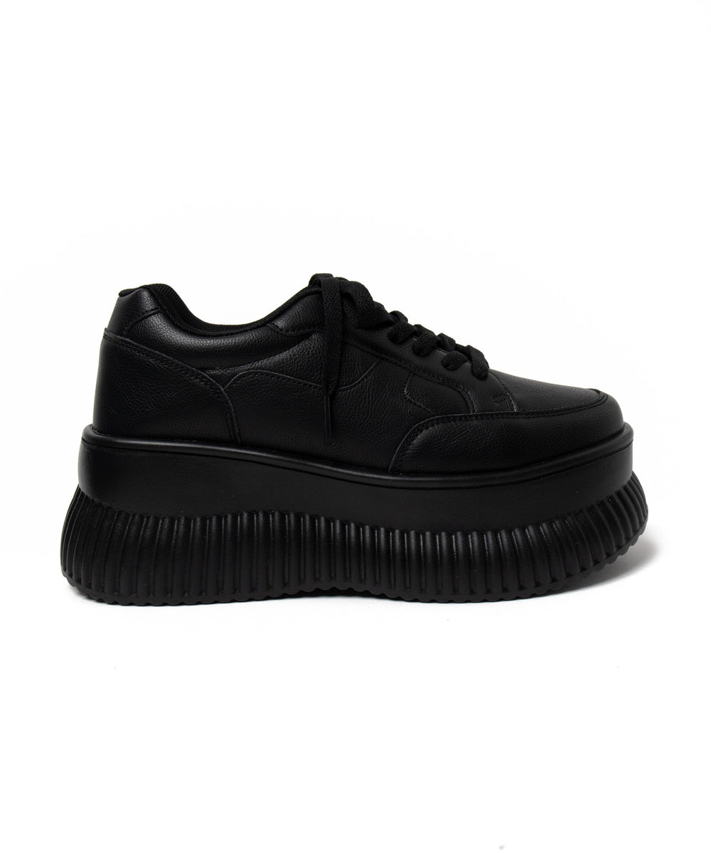 厚底プラットフォームスニーカー