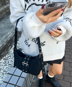 フリンジブラック（柄2）