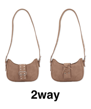 柄3（スタッズスウェードブラウン）