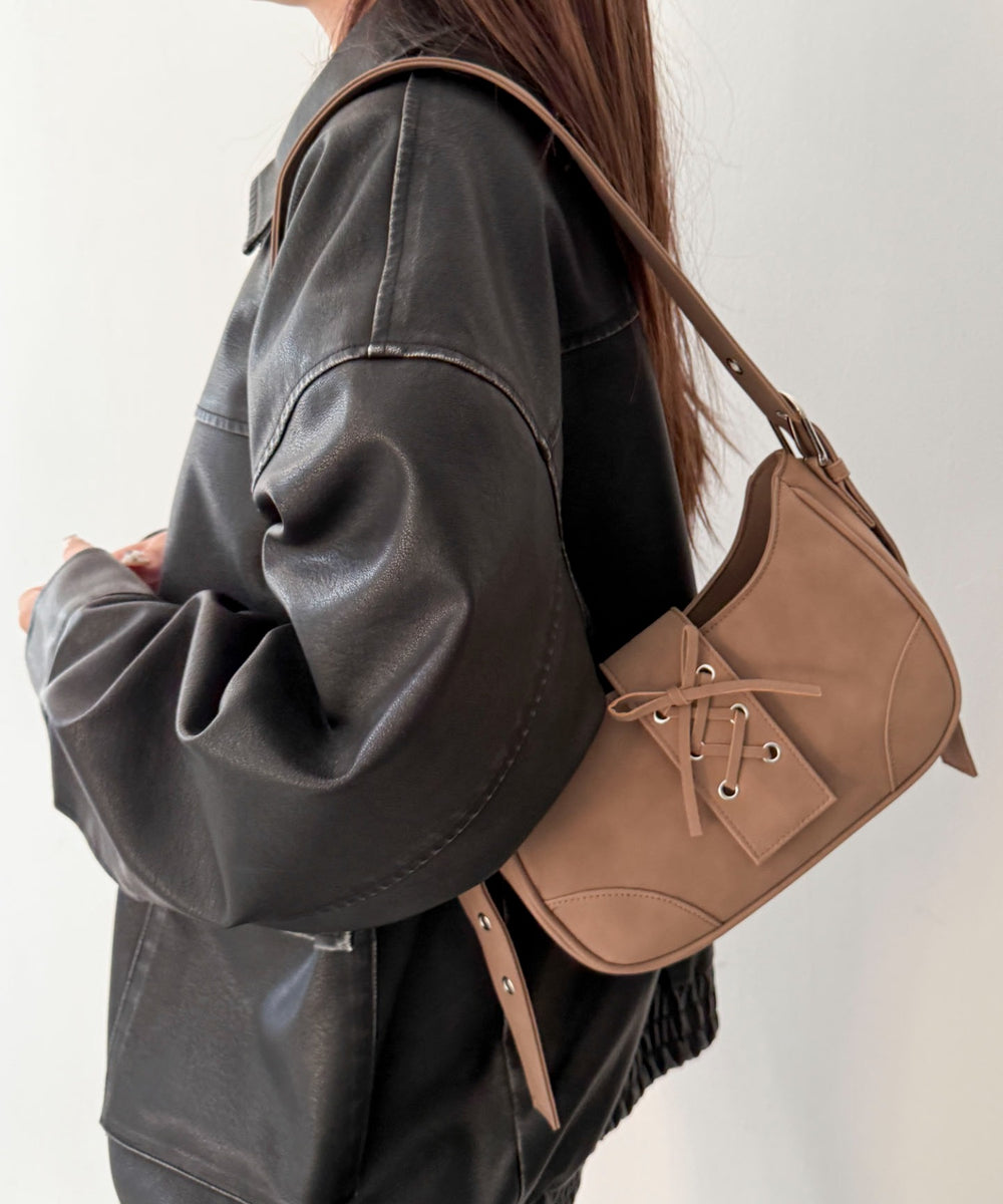 柄3（スタッズスウェードブラウン）