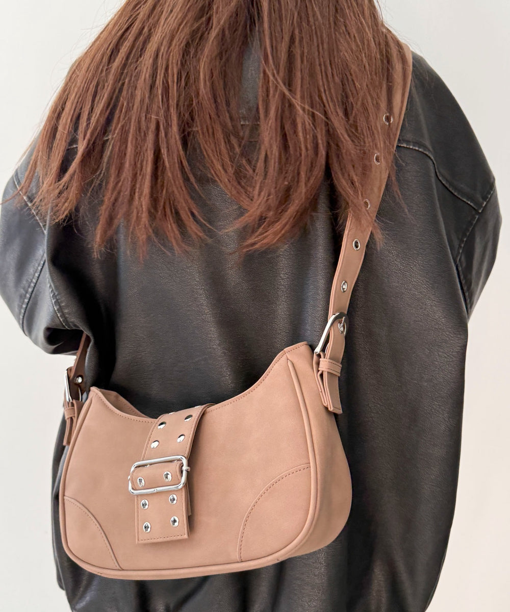 柄3（スタッズスウェードブラウン）