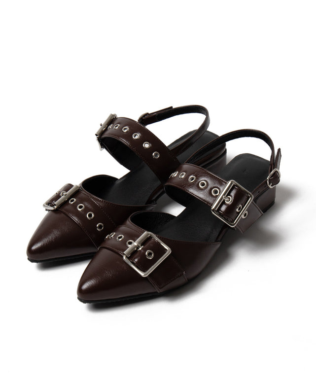 【新品タグ・箱付き】ブラック ポインテッドトゥシューズ25cm 楽天市場】スリング ポインテッドの通販