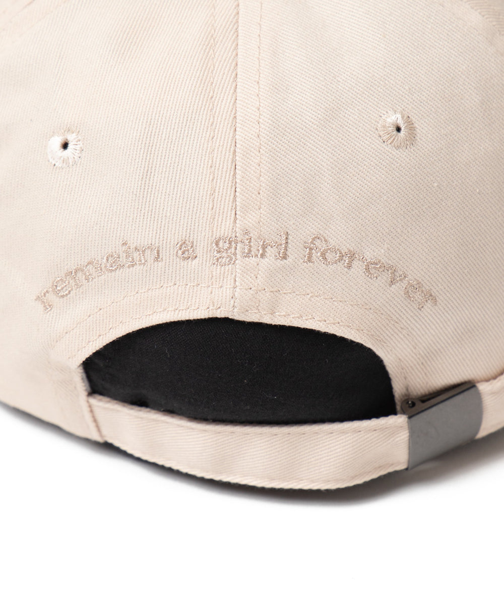 フロントバック刺繍キャップ