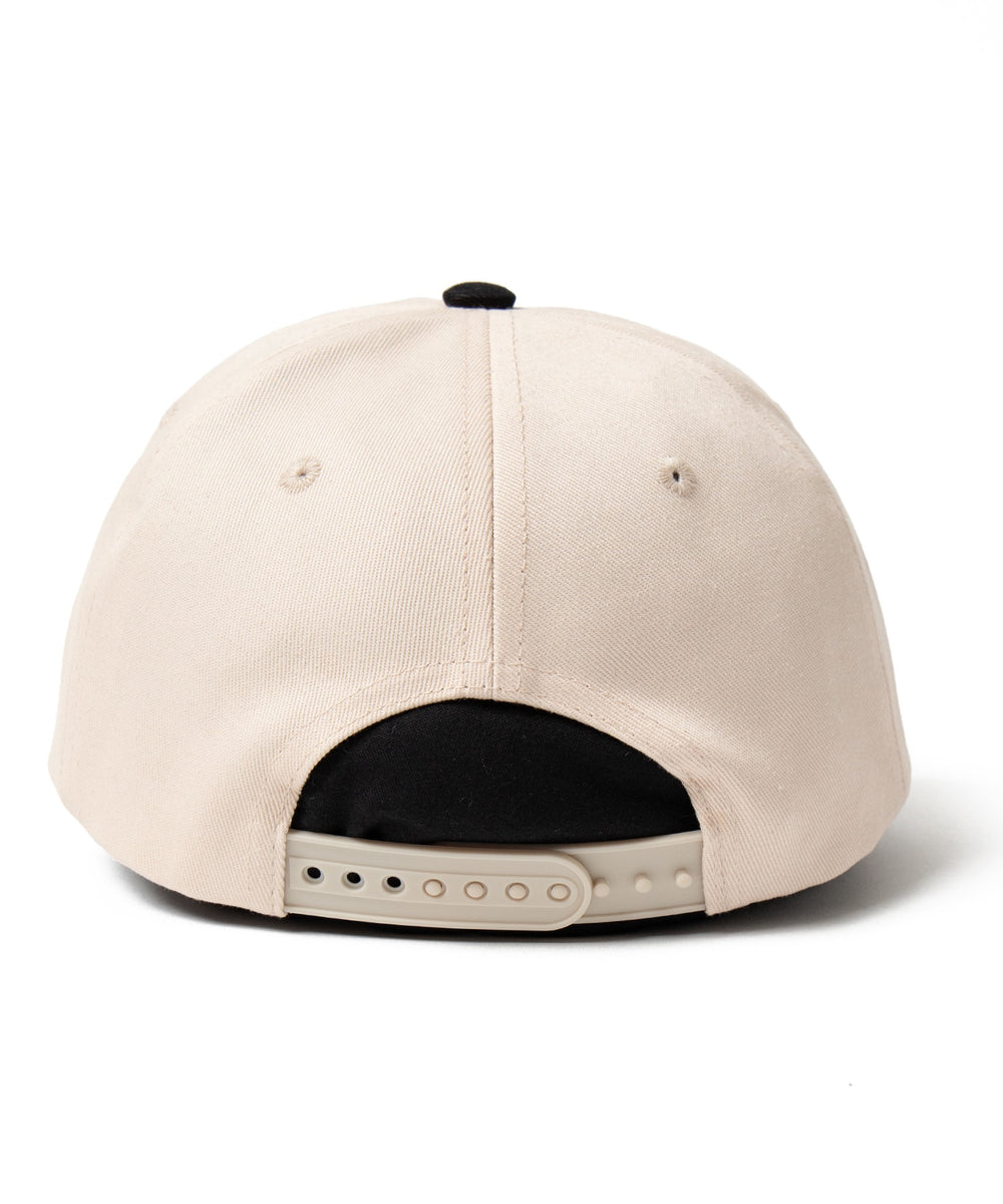 ロゴ刺繍バイカラーキャップ