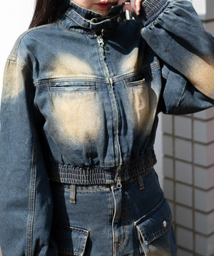 デニム濃　モデル:155cm F着用