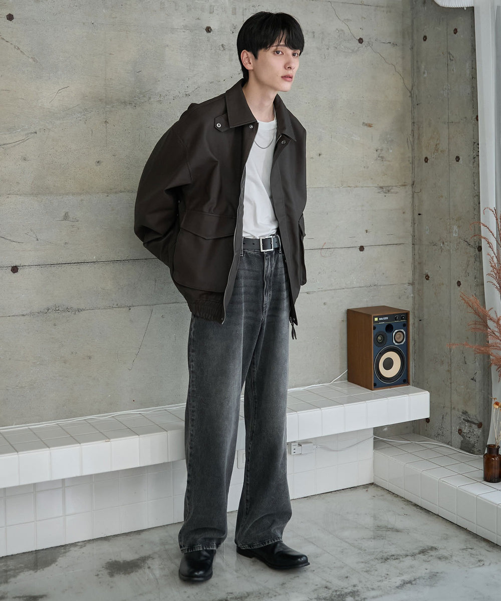 ブラウン　モデル:177cm Lサイズ