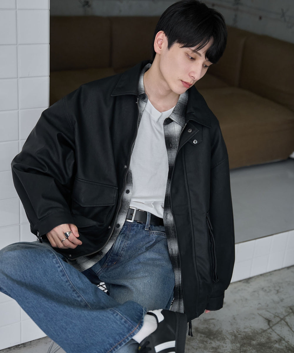 ブラック　モデル:177cm Lサイズ