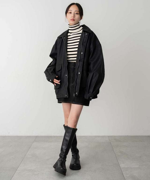 ブラック モデル：160cm M着用