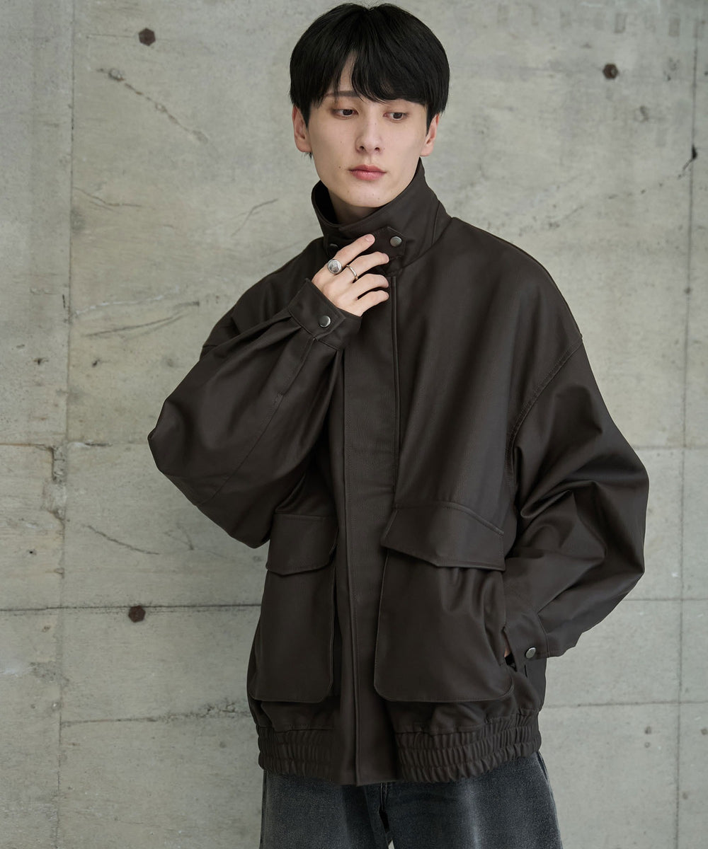 ブラウン　モデル:177cm Lサイズ