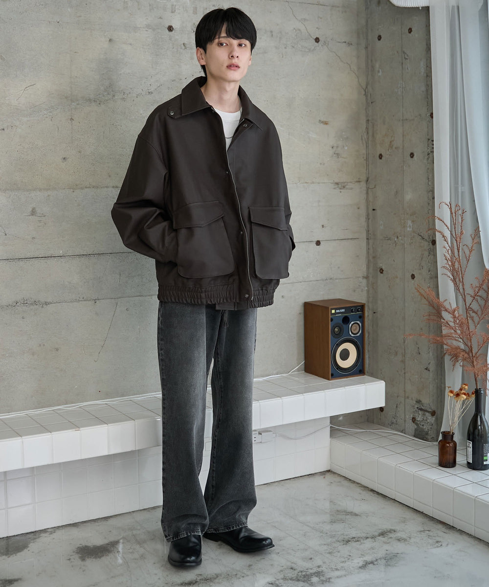 ブラウン　モデル:177cm Lサイズ