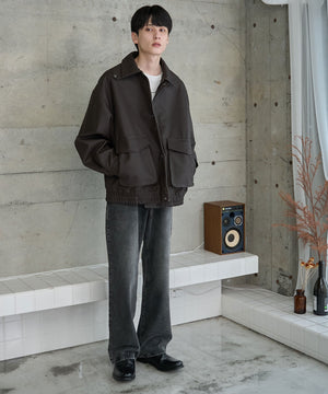 ブラウン　モデル:177cm Lサイズ