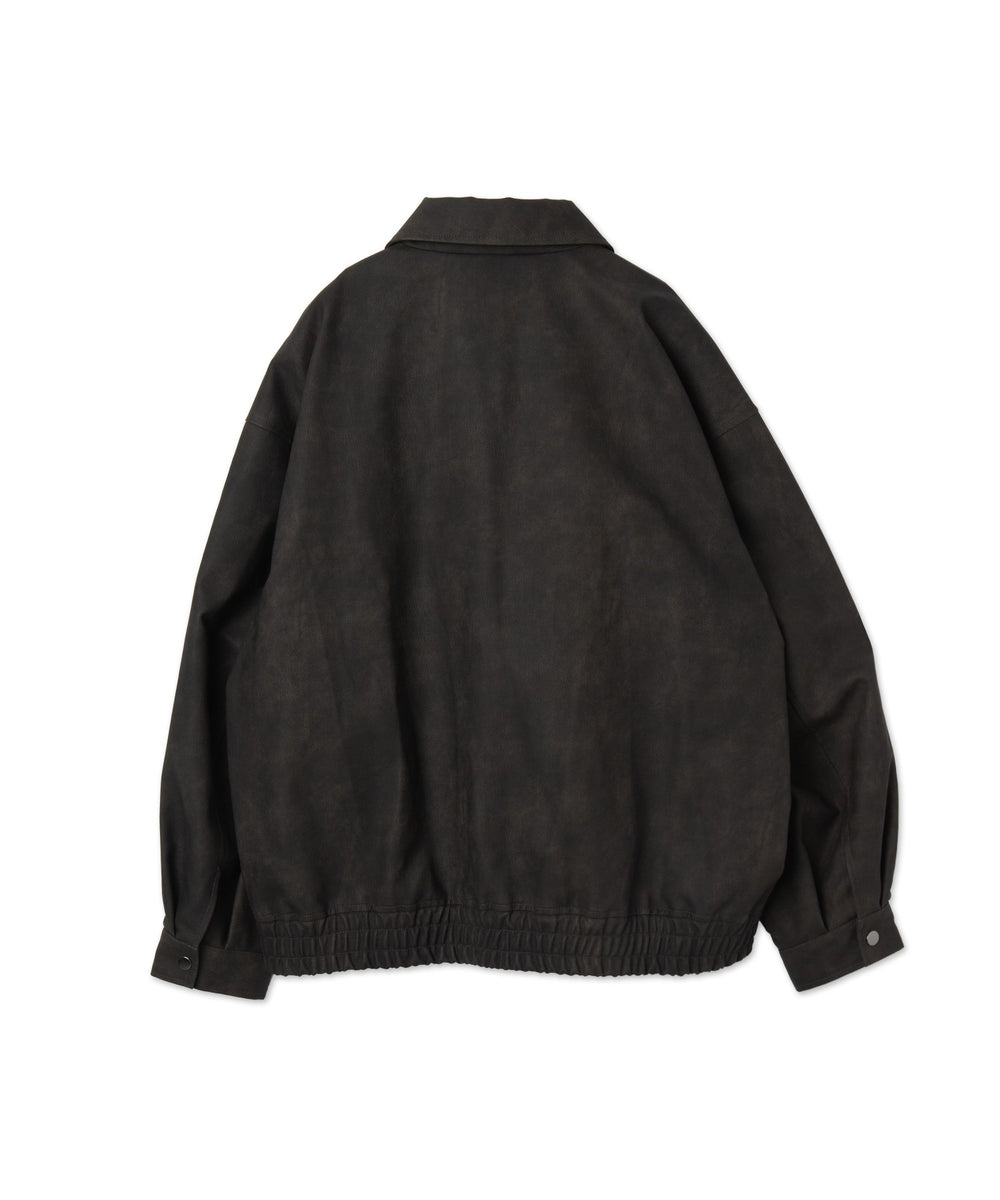 合皮2WAYフライトジャケット