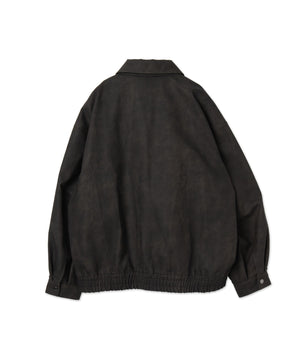 合皮2WAYフライトジャケット