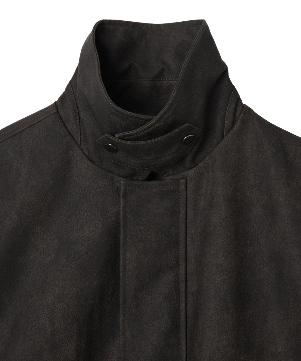 合皮2WAYフライトジャケット