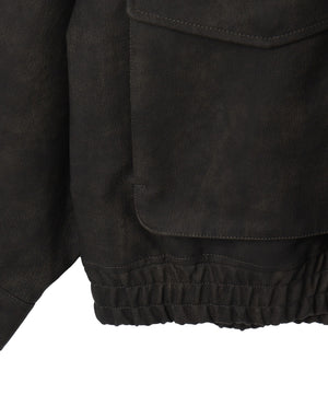 合皮2WAYフライトジャケット