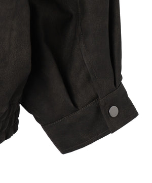 合皮2WAYフライトジャケット