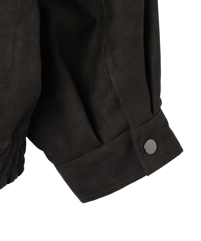 合皮2WAYフライトジャケット