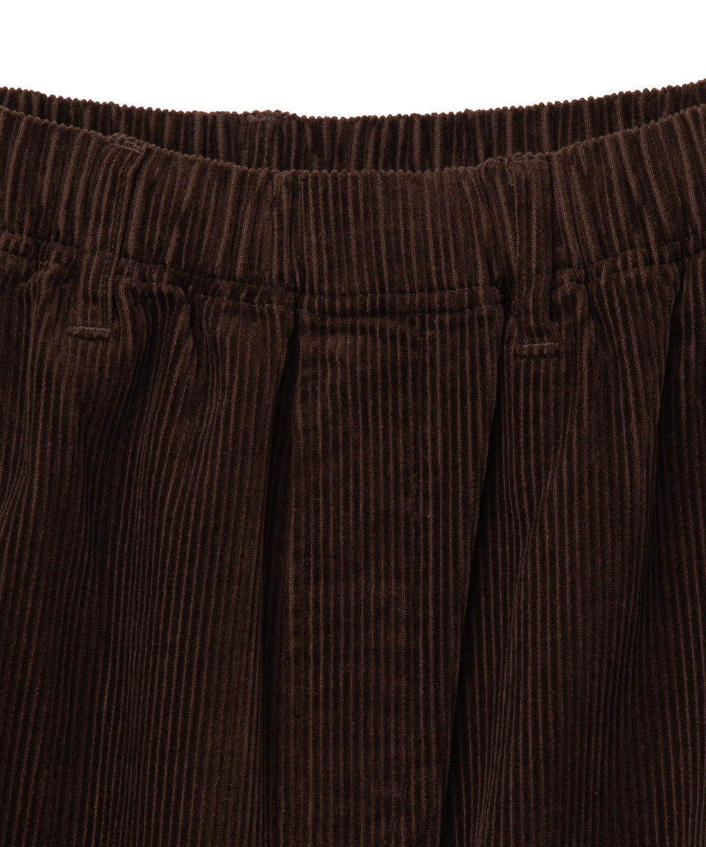コーデュロイイージーストレートパンツ