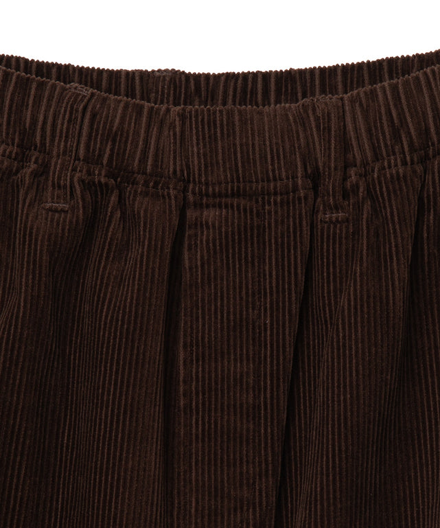 コーデュロイイージーストレートパンツ