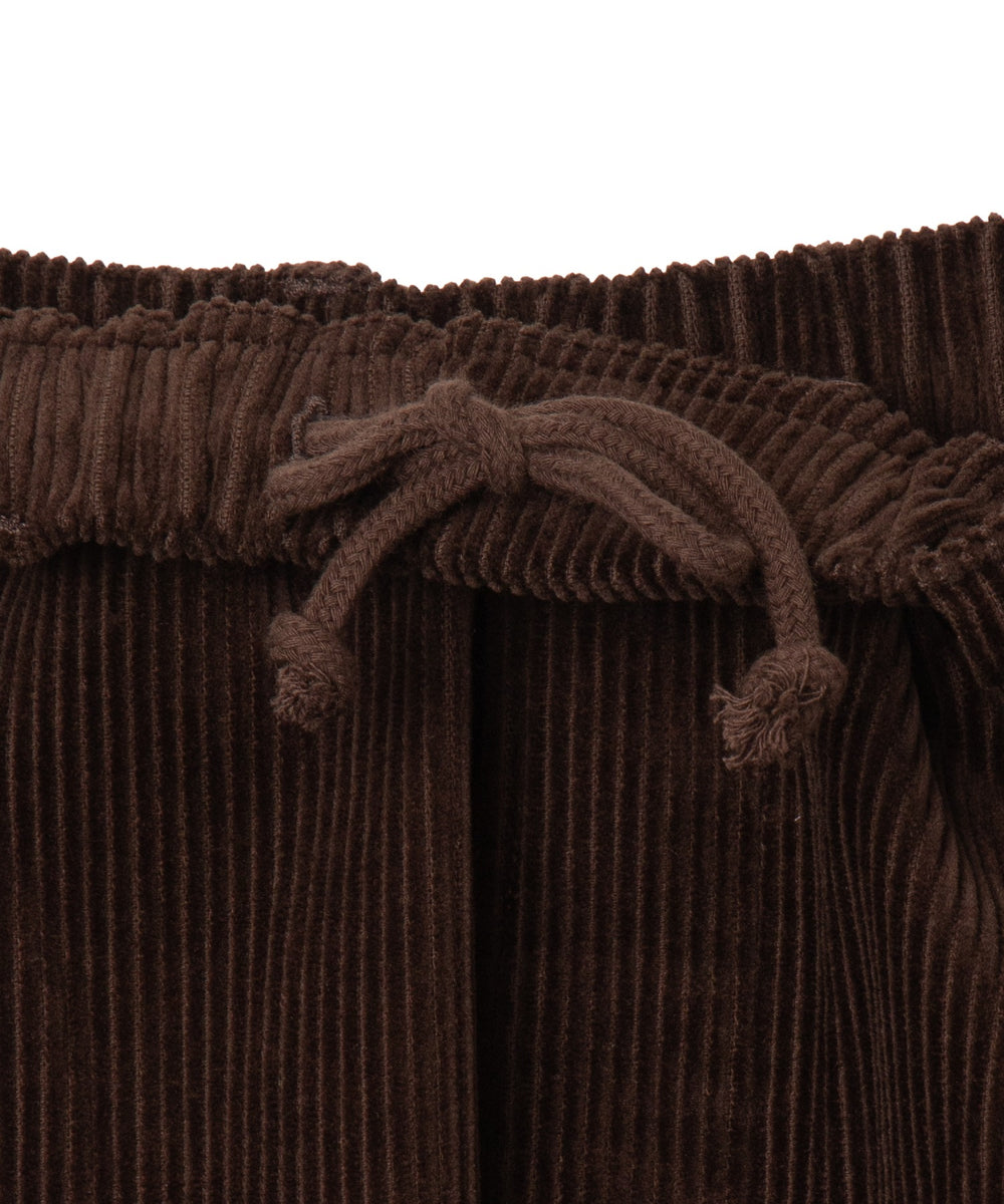 コーデュロイイージーストレートパンツ