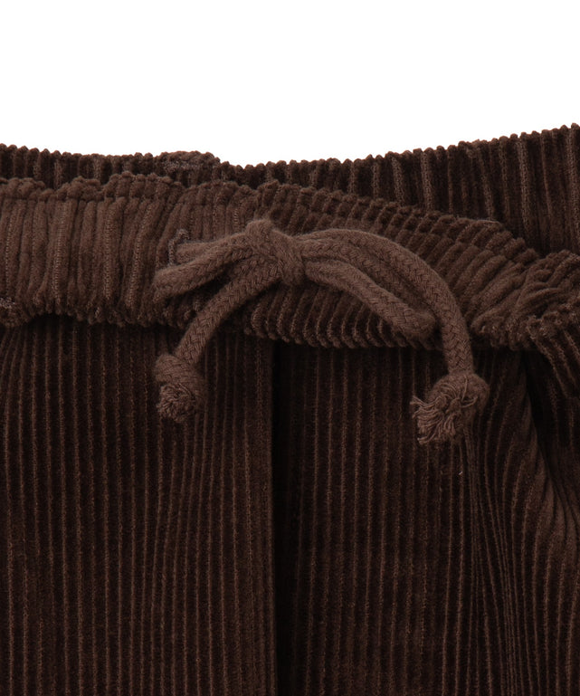 コーデュロイイージーストレートパンツ