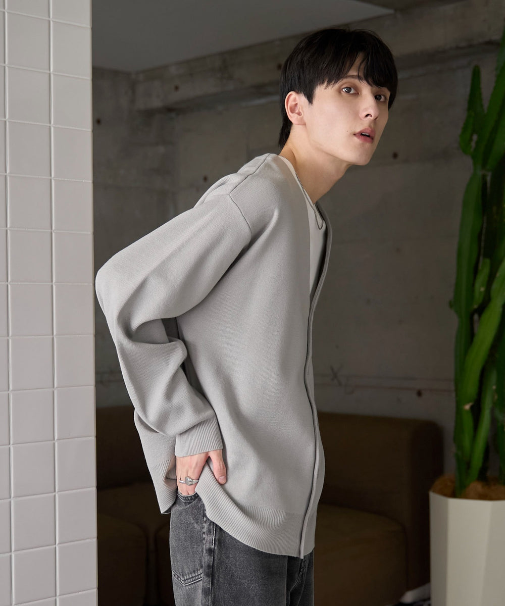 グレー　モデル：177㎝　L着用