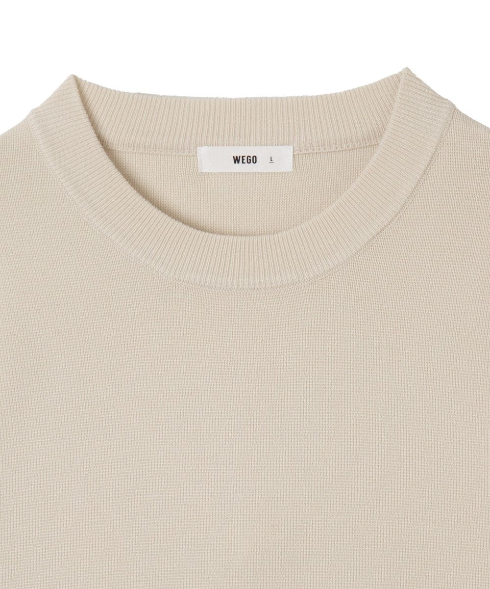 ミラノリブクルーネックプルオーバー