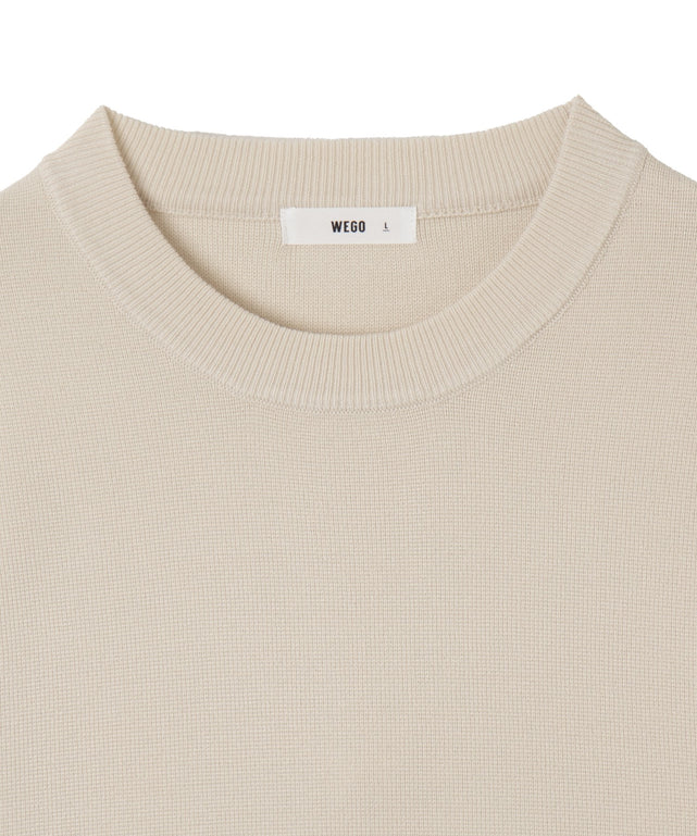 ミラノリブクルーネックプルオーバー