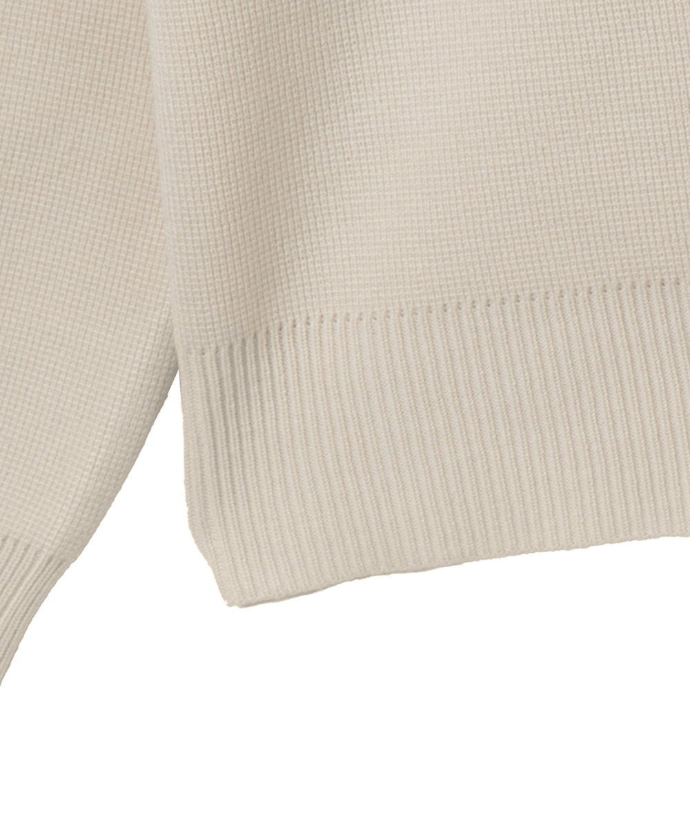 ミラノリブクルーネックプルオーバー